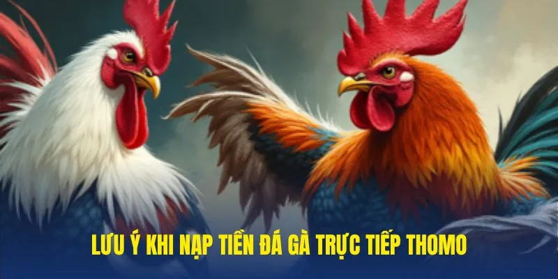  Lưu ý khi nạp tiền đá gà trực tiếp thomo 
